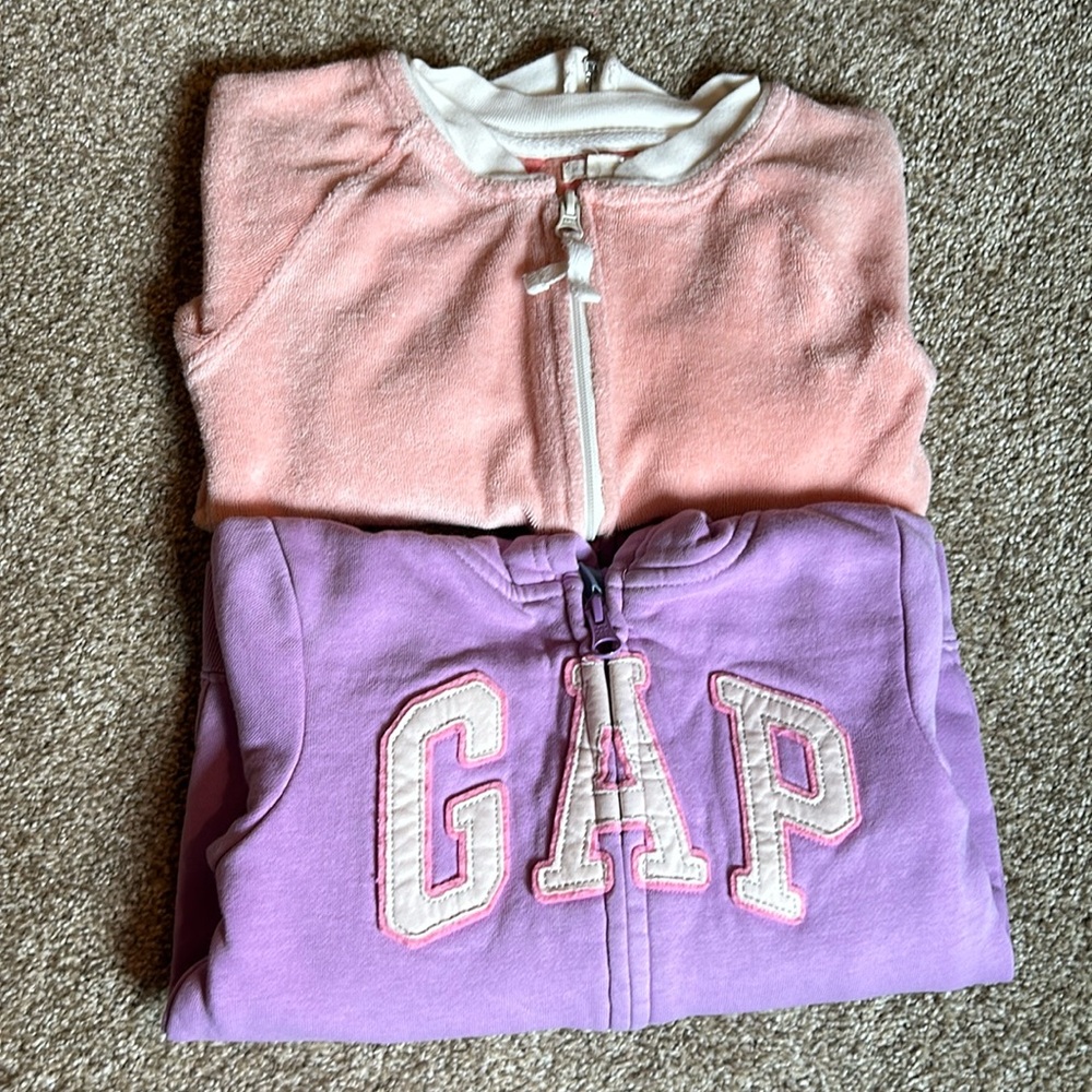 2 Girls’ Sweatshirts, Size 5